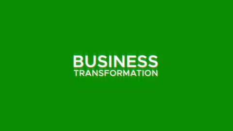 Business transformation text glitch screen effect abstract media video animation Stock-Footage 313001052