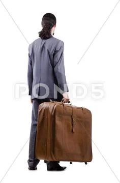 Business travel concept with businessman Stock Photos