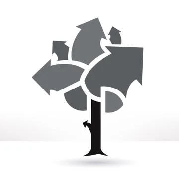 Business tree illustration Stock Illustration