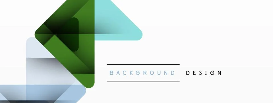 Business triangle and squares vector abstract background Stock Illustration