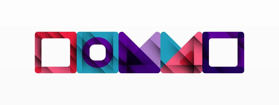 Business triangle and squares vector abstract background Illustrazione stock