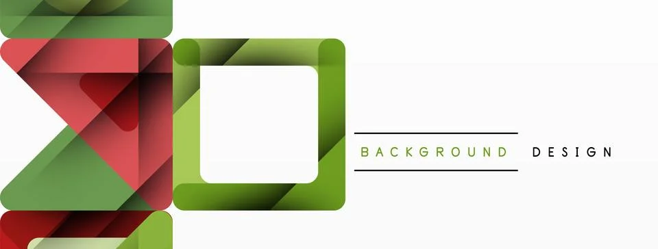 Business triangle and squares vector abstract background Illustrazione stock