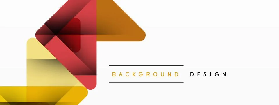 Business triangle and squares vector abstract background Stock Illustration