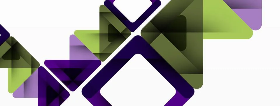 Business triangle and squares vector abstract background Stock Illustration