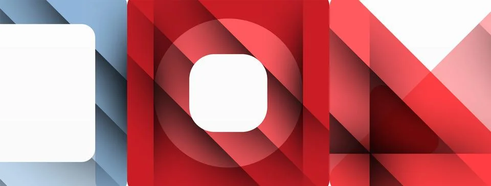 Business triangle and squares vector abstract background Illustrazione stock