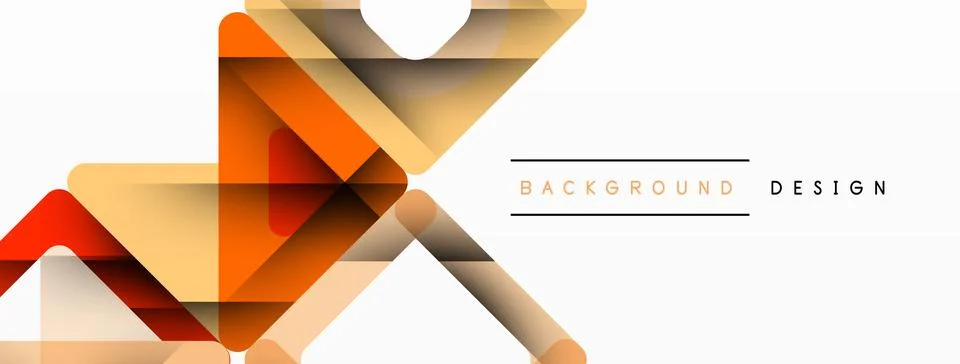 Business triangle and squares vector abstract background Stock Illustration