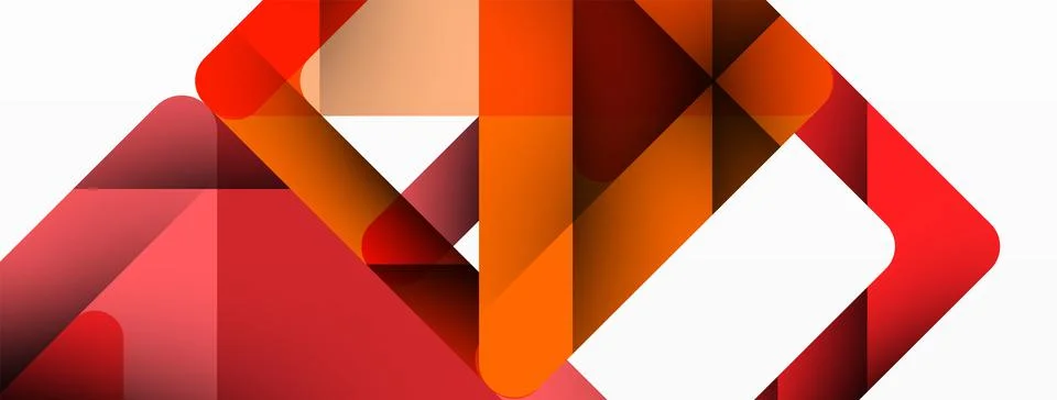 Business triangle and squares vector abstract background Illustrazione stock