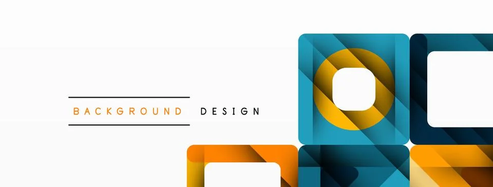 Business triangle and squares vector abstract background イラスト素材