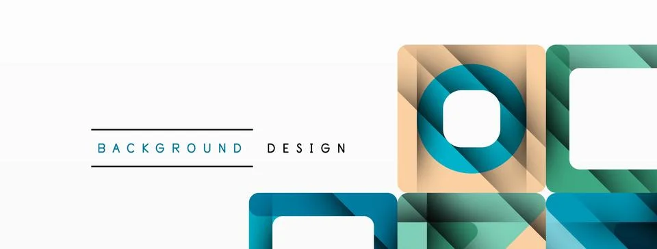 Business triangle and squares vector abstract background 스톡 일러스트