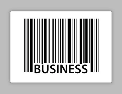 Business upc code 스톡 일러스트