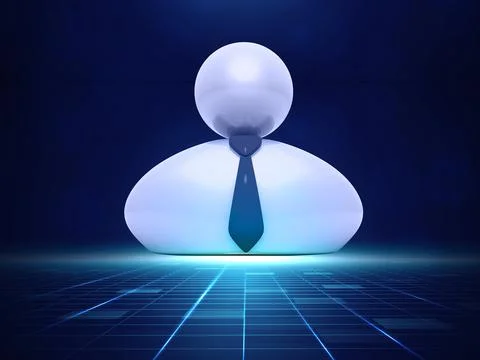 Business User icon Stock Illustration