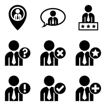 Business User Stock Illustration