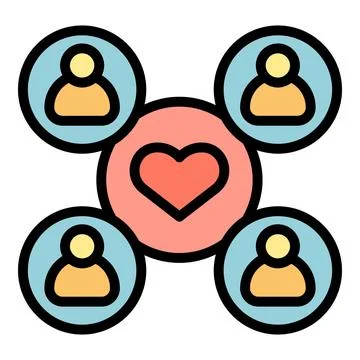 Business value icon vector flat Illustrazione stock