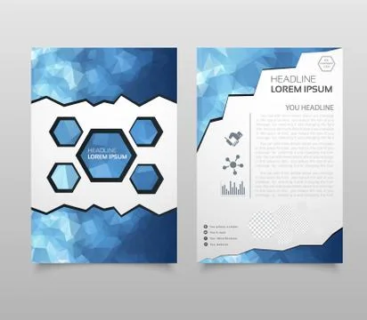 Business vector. Brochure template layout, cover design annual report, magazi Stock Illustration