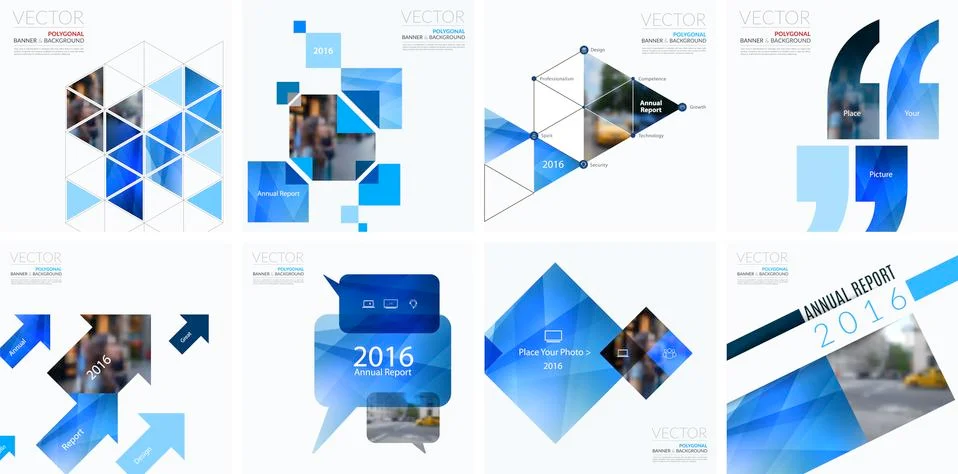 Business vector design elements for graphic layout. Modern abstr Illustrazione stock