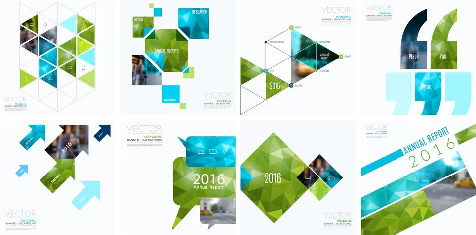 Business vector design elements for graphic layout. Modern abstr Illustrazione stock