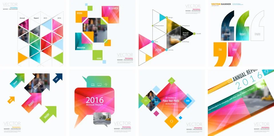 Business vector design elements for graphic layout. Modern abstr Stock Illustration