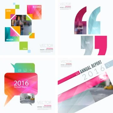 Business vector design elements for graphic layout. Modern abstr Stock Illustration