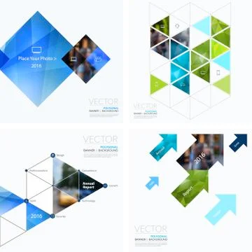 Business vector design elements for graphic layout. Modern abstr Stock Illustration