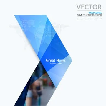 Business vector design elements for graphic layout. Modern abstr Stock Illustration
