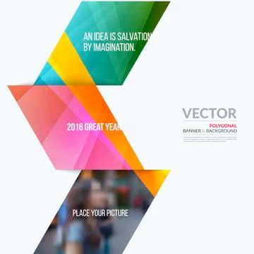 Business vector design elements for graphic layout. Modern abstr Illustrazione stock