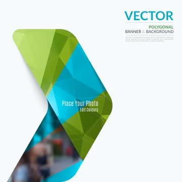 Business vector design elements for graphic layout. Modern abstr Stock Illustration