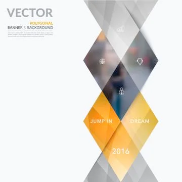 Business vector design elements for graphic layout. Modern abstr Stock Illustration