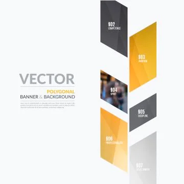 Business vector design elements for graphic layout. Modern abstr 스톡 일러스트