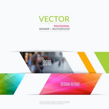 Business vector design elements for graphic layout. Modern abstr Stock Illustration
