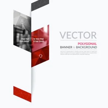 Business vector design elements for graphic layout. Modern abstr Stock Illustration