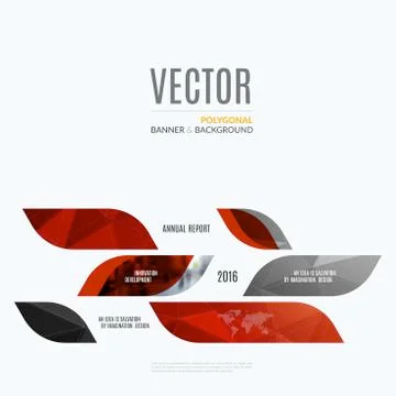 Business vector design elements for graphic layout. Modern abstr Illustrazione stock
