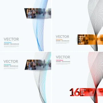 Business vector design elements for graphic layout. Modern abstr Stock Illustration