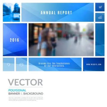 Business vector design elements for graphic layout. Modern abstr Stockillustratie