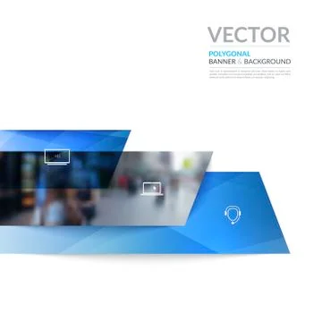 Business vector design elements for graphic layout. Modern abstr Stockillustratie