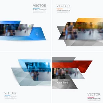 Business vector design elements for graphic layout. Modern abstr Stock Illustration