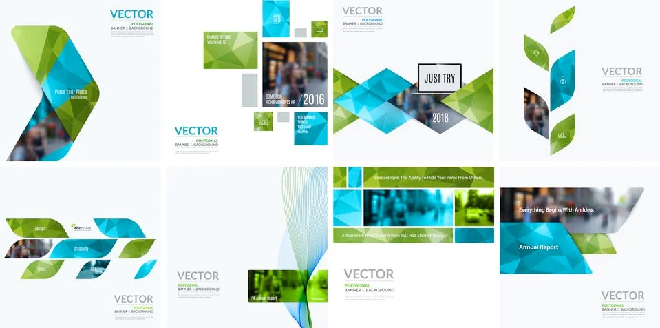 Business vector design elements for graphic layout. Modern abstr Stock Illustration