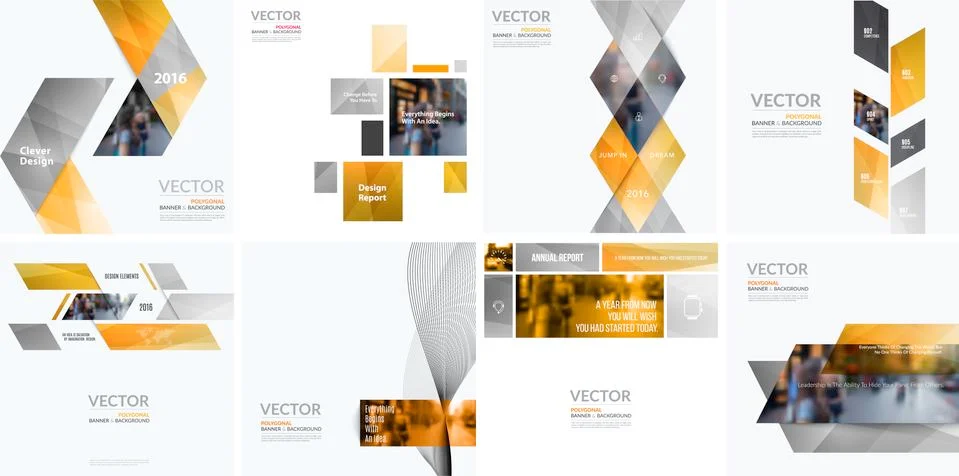 Business vector design elements for graphic layout. Modern abstr Stockillustratie