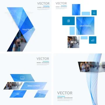 Business vector design elements for graphic layout. Modern abstr Stock Illustration