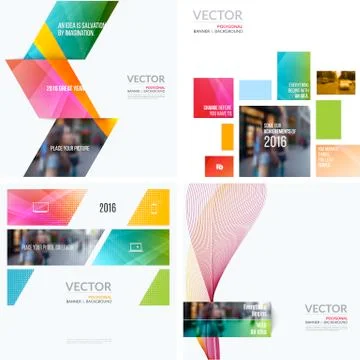 Business vector design elements for graphic layout. Modern abstr Illustrazione stock