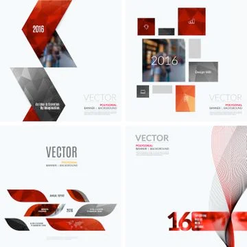 Business vector design elements for graphic layout. Modern abstr Illustrazione stock