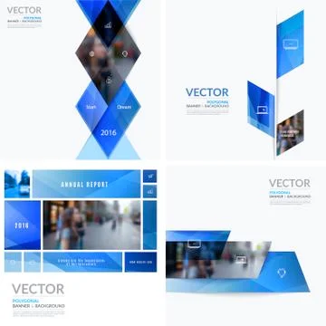 Business vector design elements for graphic layout. Modern abstr Stock Illustration