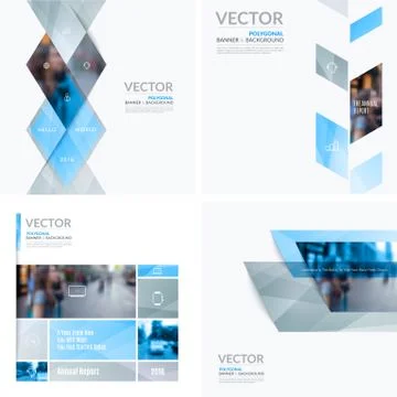 Business vector design elements for graphic layout. Modern abstr Stock Illustration