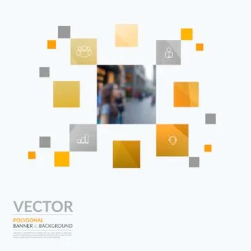 Business vector design elements for graphic layout. Modern abstr Stockillustratie