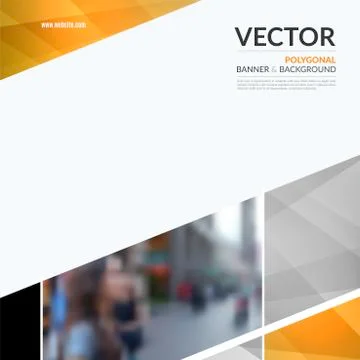 Business vector design elements for graphic layout. Modern abstr Stockillustratie