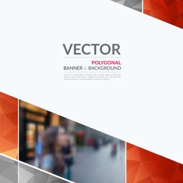 Business vector design elements for graphic layout. Modern abstr Illustrazione stock