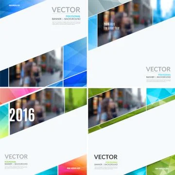 Business vector design elements for graphic layout. Modern abstr Illustrazione stock