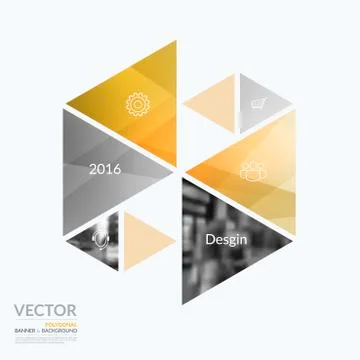 Business vector design elements for graphic layout. Modern abstr Stock Illustration