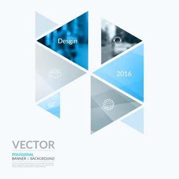 Business vector design elements for graphic layout. Modern abstr Stock Illustration