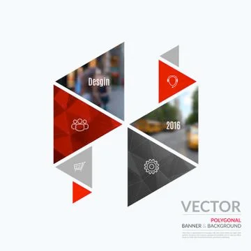Business vector design elements for graphic layout. Modern abstr 스톡 일러스트
