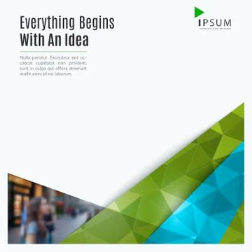 Business vector design elements for graphic layout. Modern abstr Stock Illustration